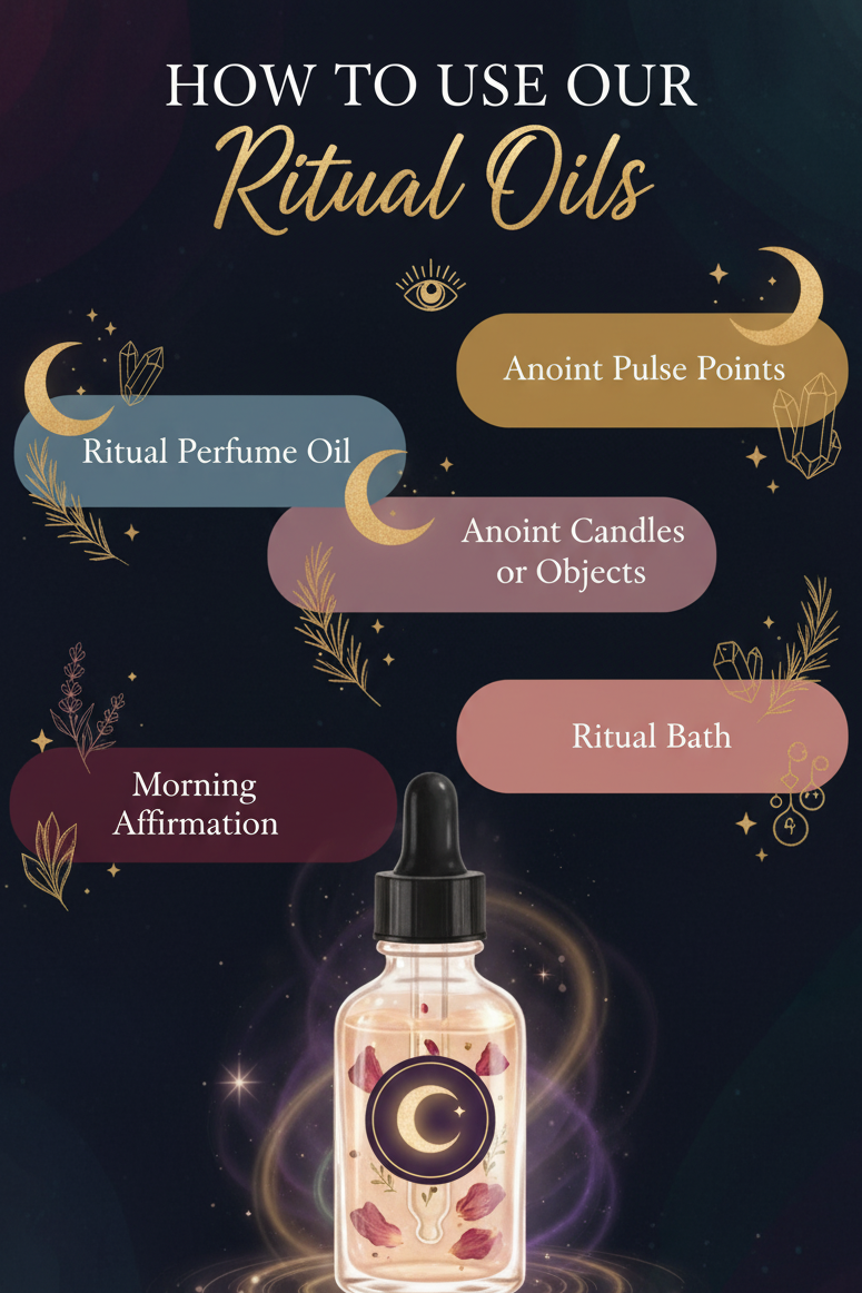 High Priestess Perfume Oil - A Nocturnal Tobacco Dreamwork & Psychic Spell Oil