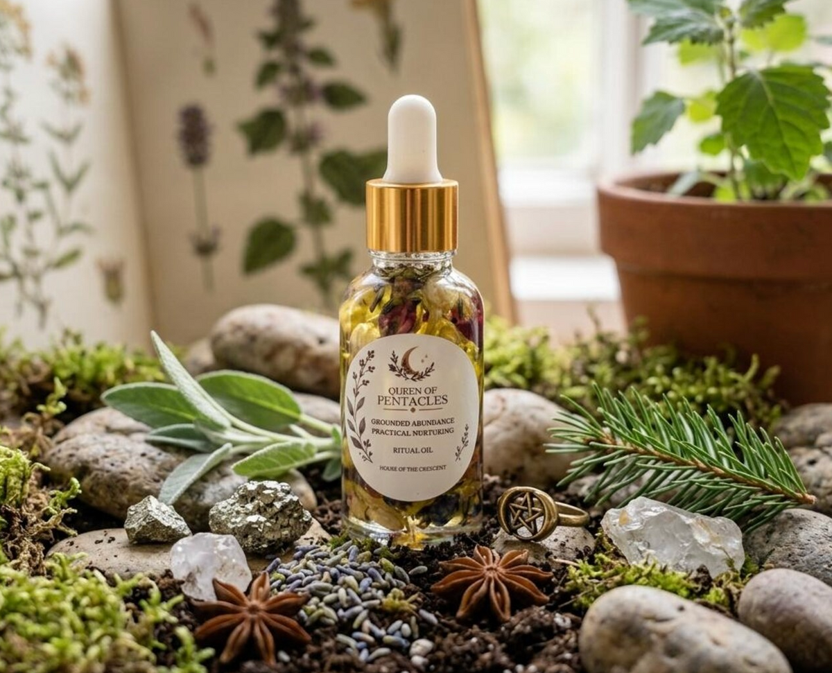 QUEEN OF PENTACLES Ritual Oil (Limited Edition)