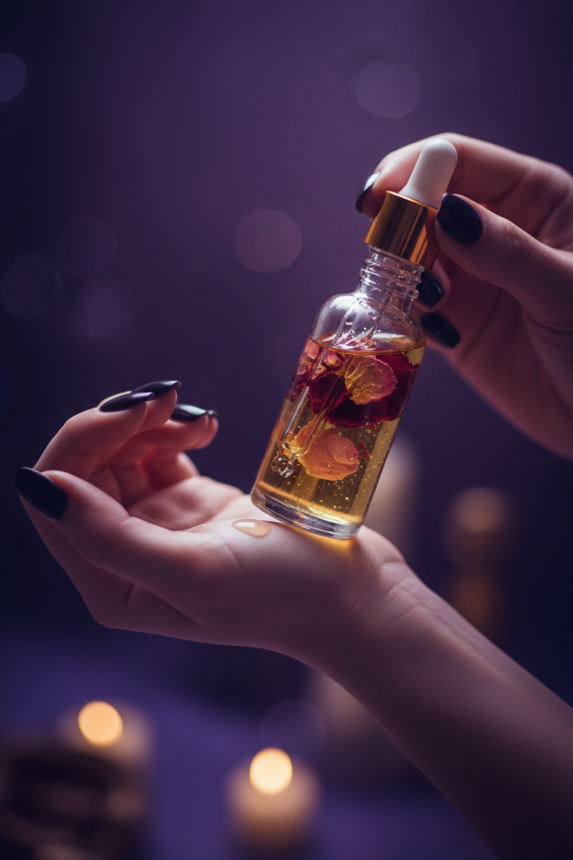 The Empress Perfume Oil - A Luminous Rose Ritual Spell Oil