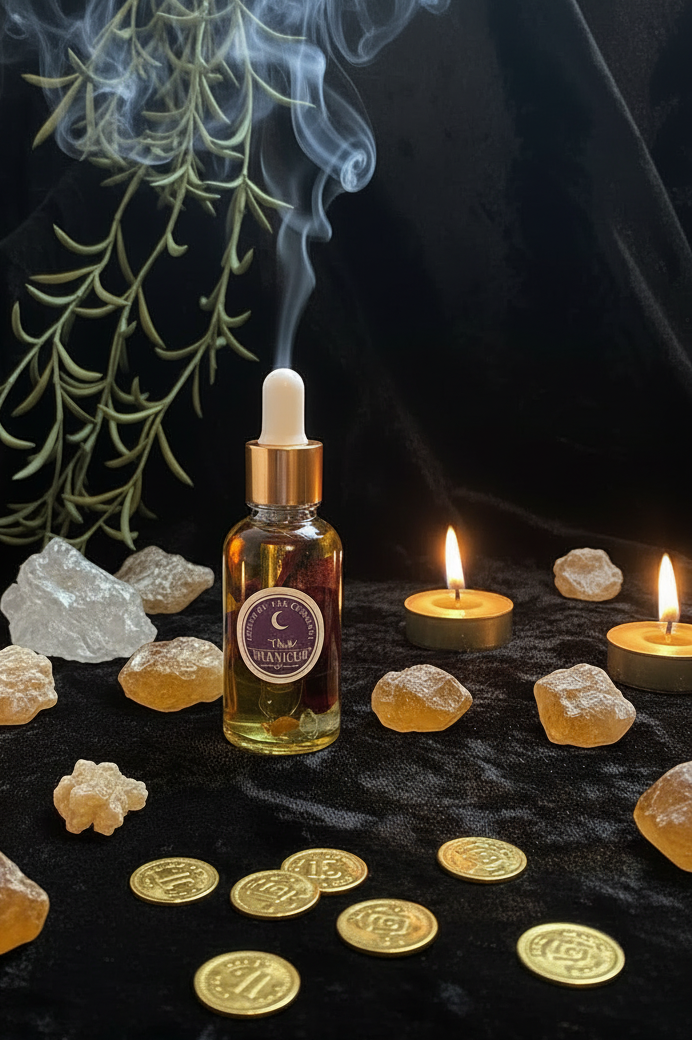 The Magician Perfume Oil — Sacred Amber Manifestation Spell Oil