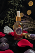 Queen of Pentacles Perfume Oil - Dark Oud & Vetiver Prosperity Spell Oil