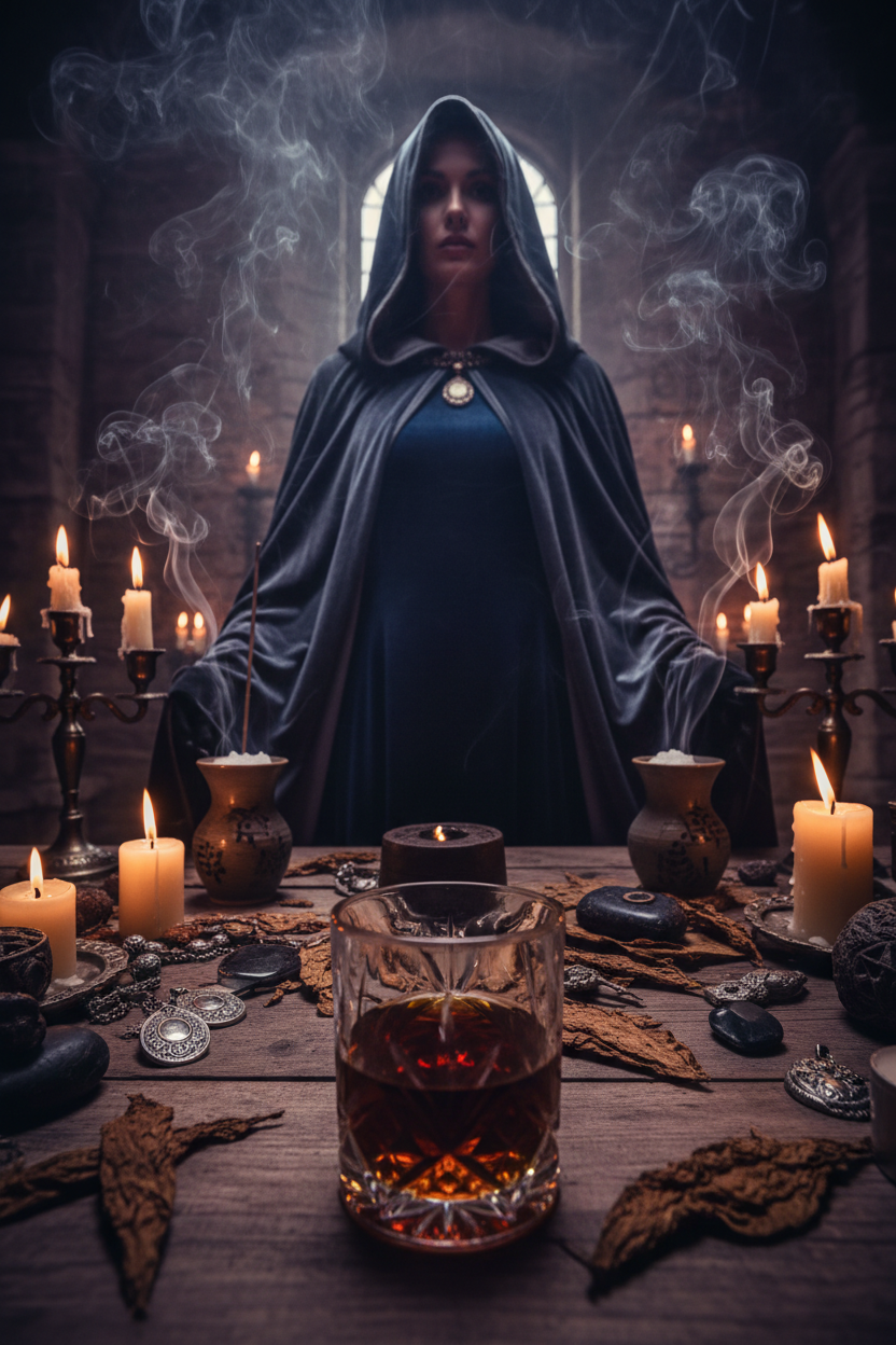 High Priestess Perfume Oil - A Nocturnal Tobacco Dreamwork & Psychic Spell Oil