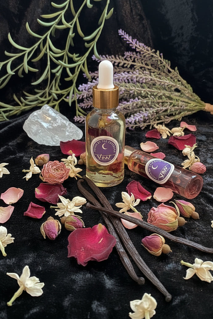 Vow Perfume Oil - Dark Vanilla Sacred Love Spell Oil